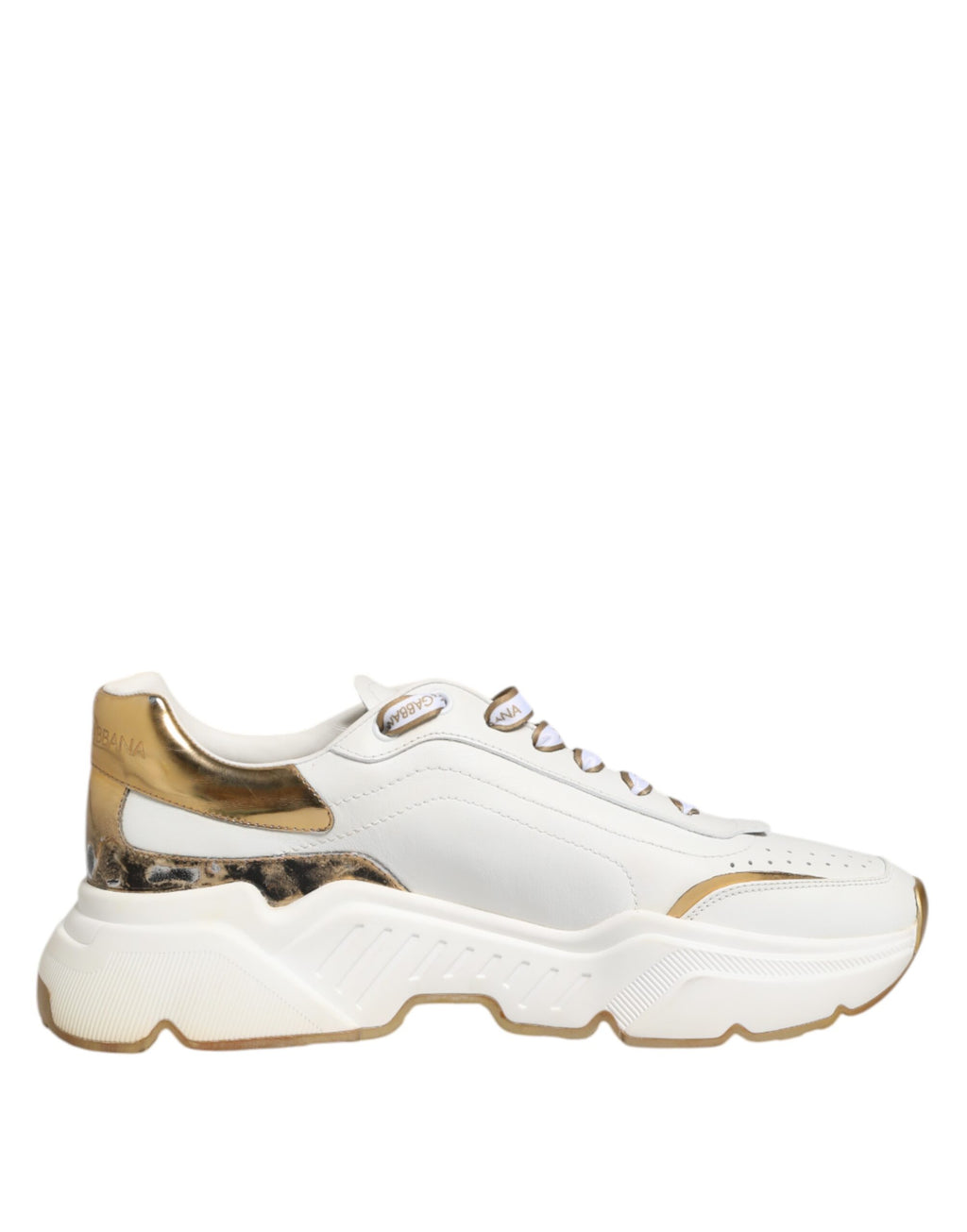 Dolce & Gabbana White Logo Daymaster Low Top Sneakers Shoes