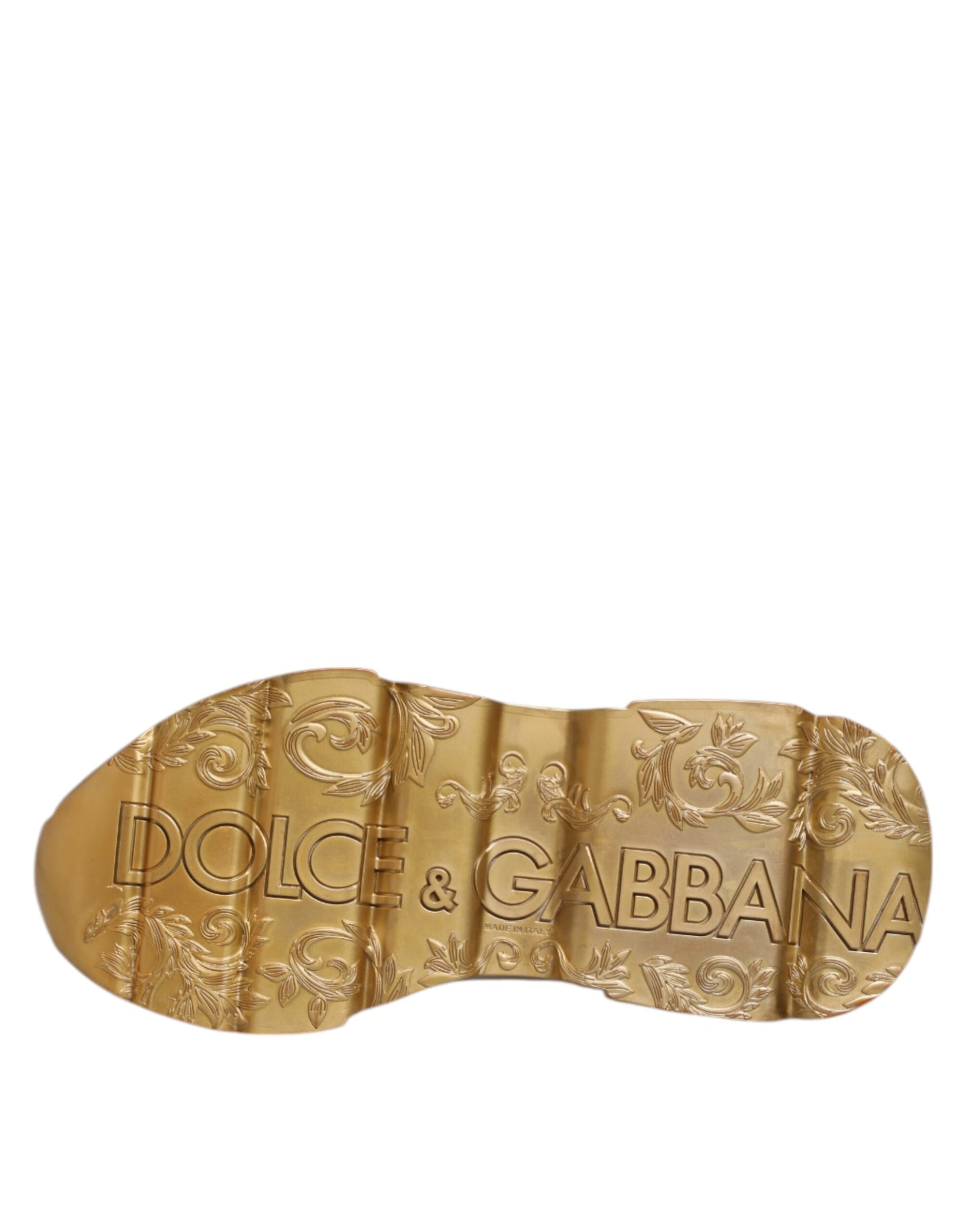 Dolce & Gabbana White Logo Daymaster Low Top Sneakers Shoes