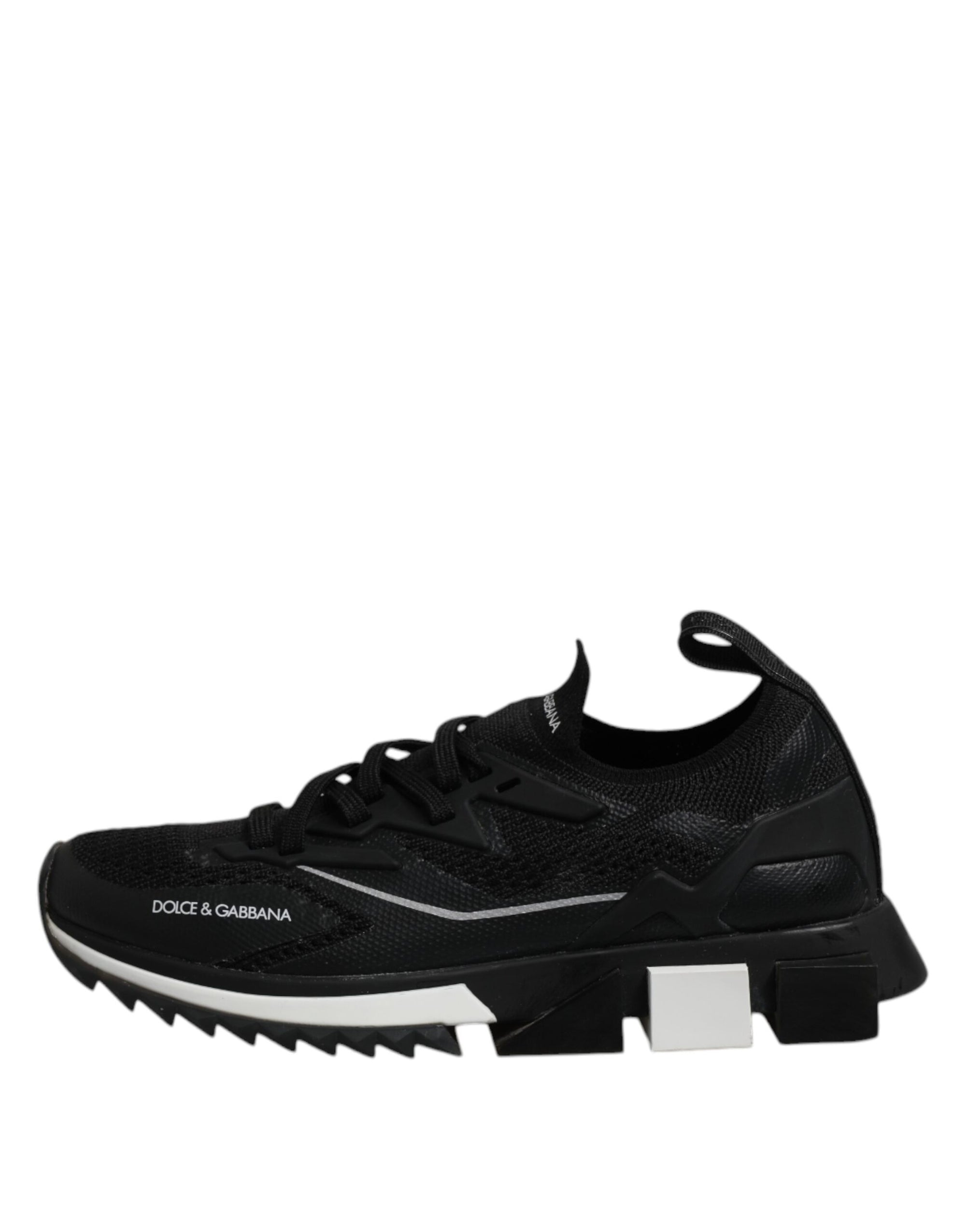 Dolce & Gabbana Black SORRENTO Lace Up Men Sneakers Shoes