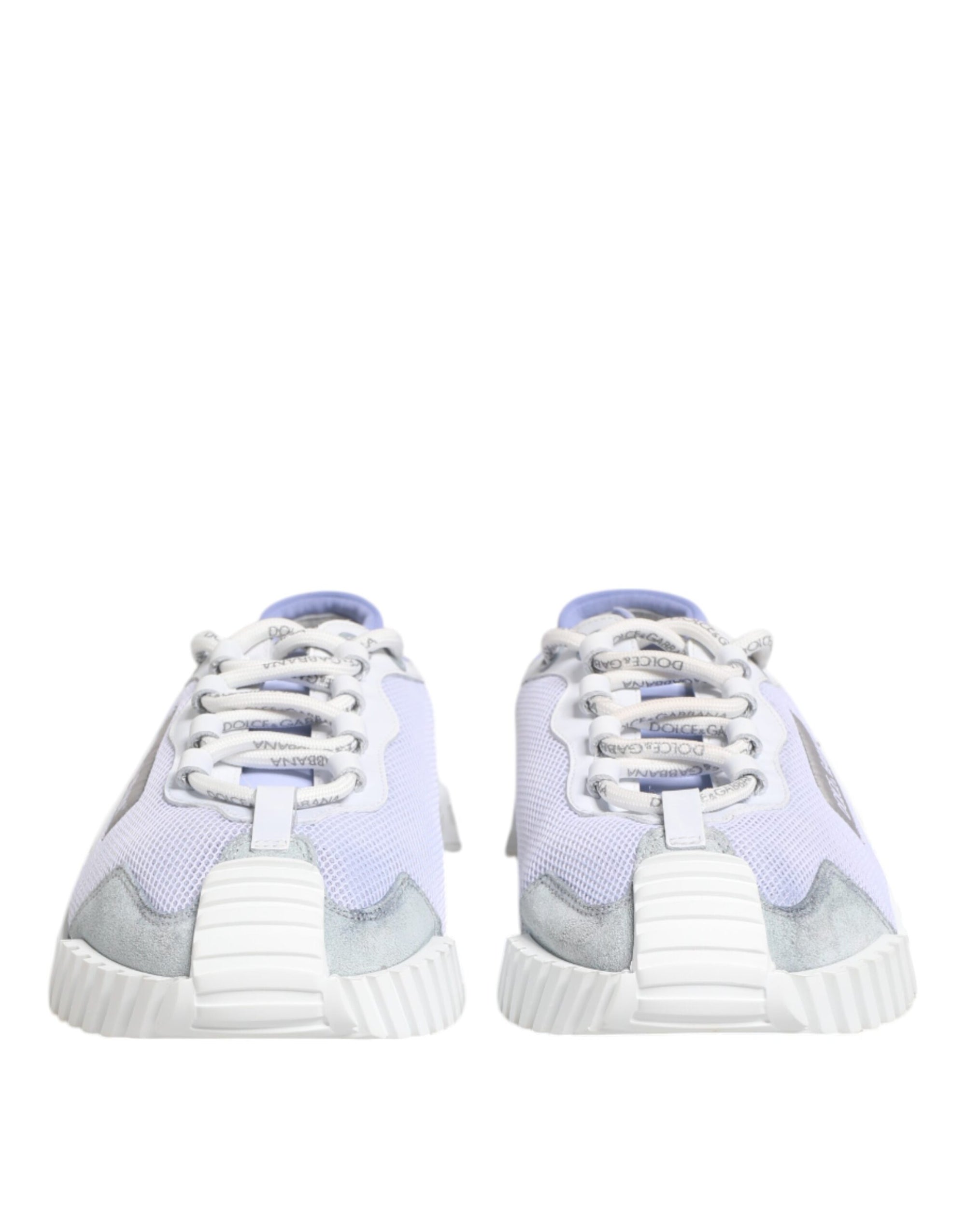 Dolce & Gabbana Purple White NS1 Lace Up Low Top Sneakers Shoes