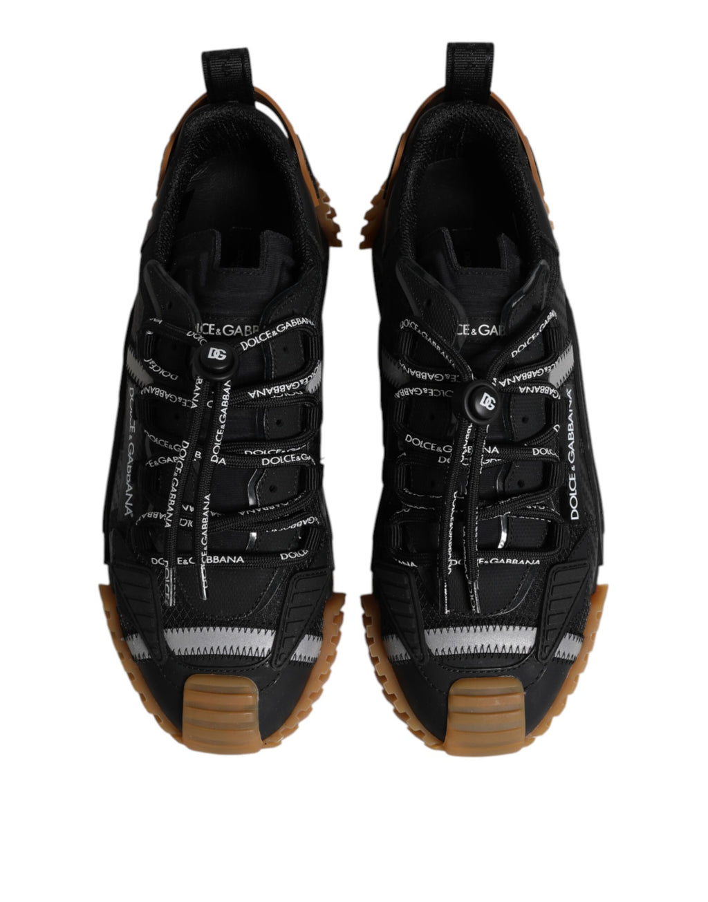 Dolce & Gabbana Black NS1 Lace Up Low Top Men Sneakers Shoes