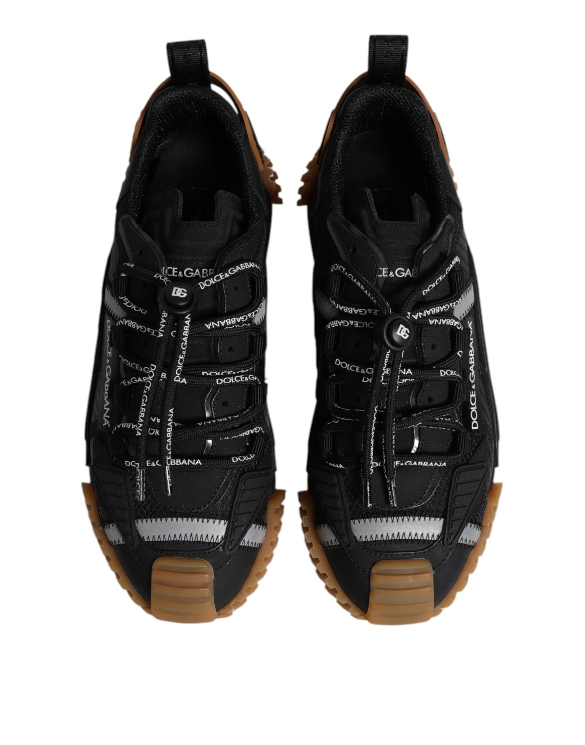 Dolce & Gabbana Black NS1 Lace Up Low Top Men Sneakers Shoes