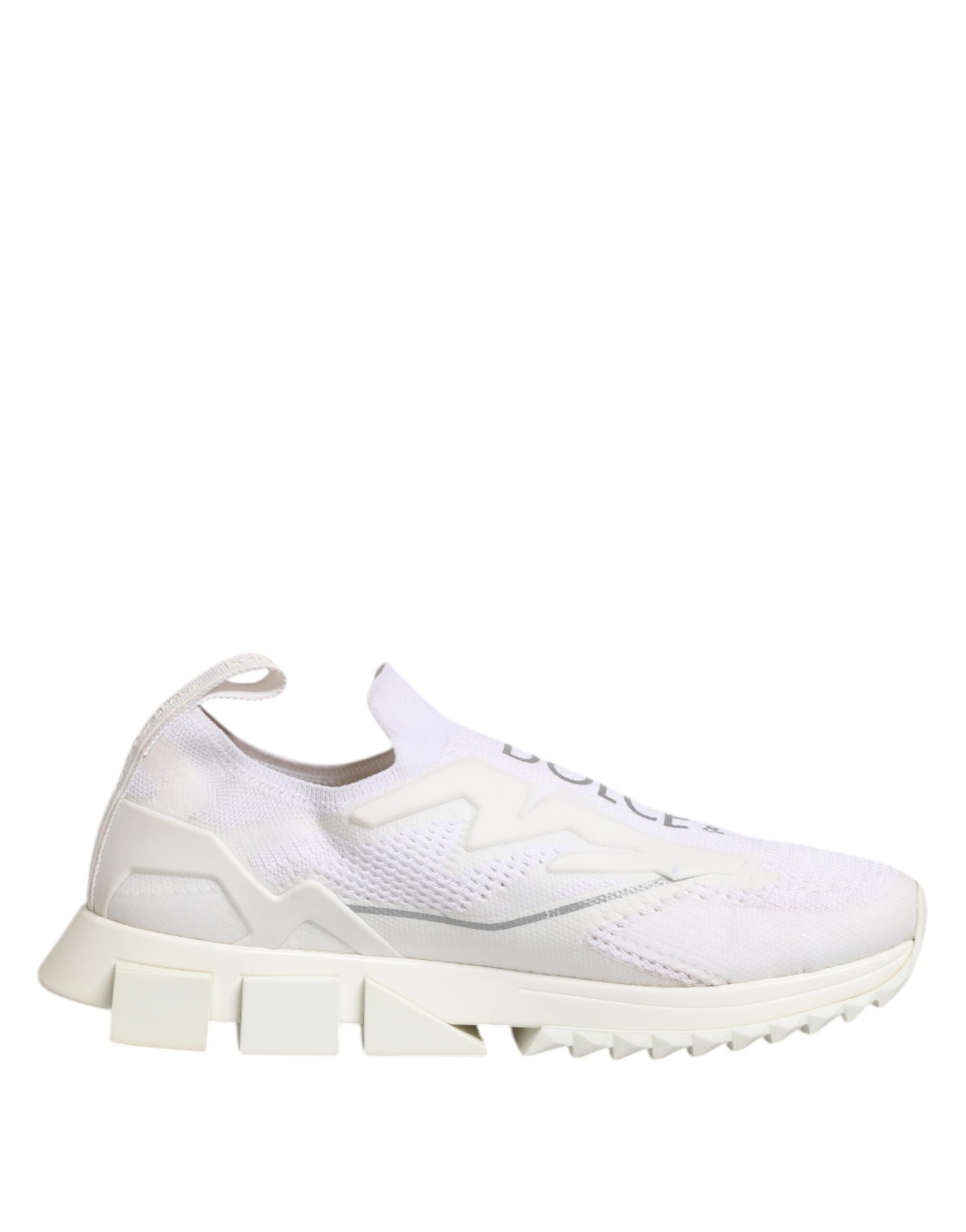 Dolce & Gabbana White SORRENTO Slip On Low Top Sneakers Shoes
