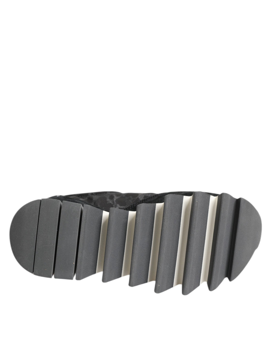 Dolce & Gabbana Black Gray Leopard Low Top Sneakers Shoes