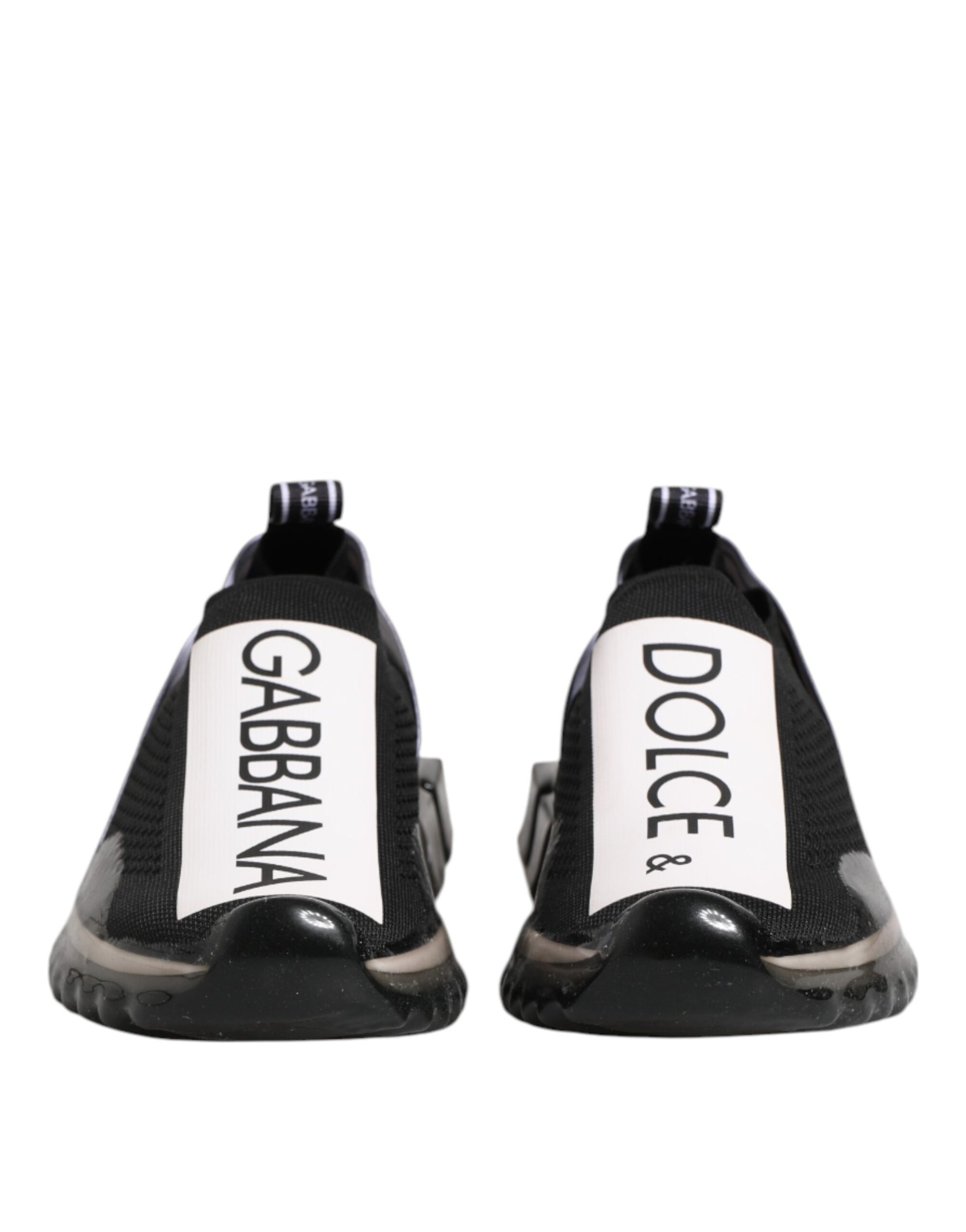 Dolce & Gabbana Black Sorrento Slip On Low Top Sneakers Shoes