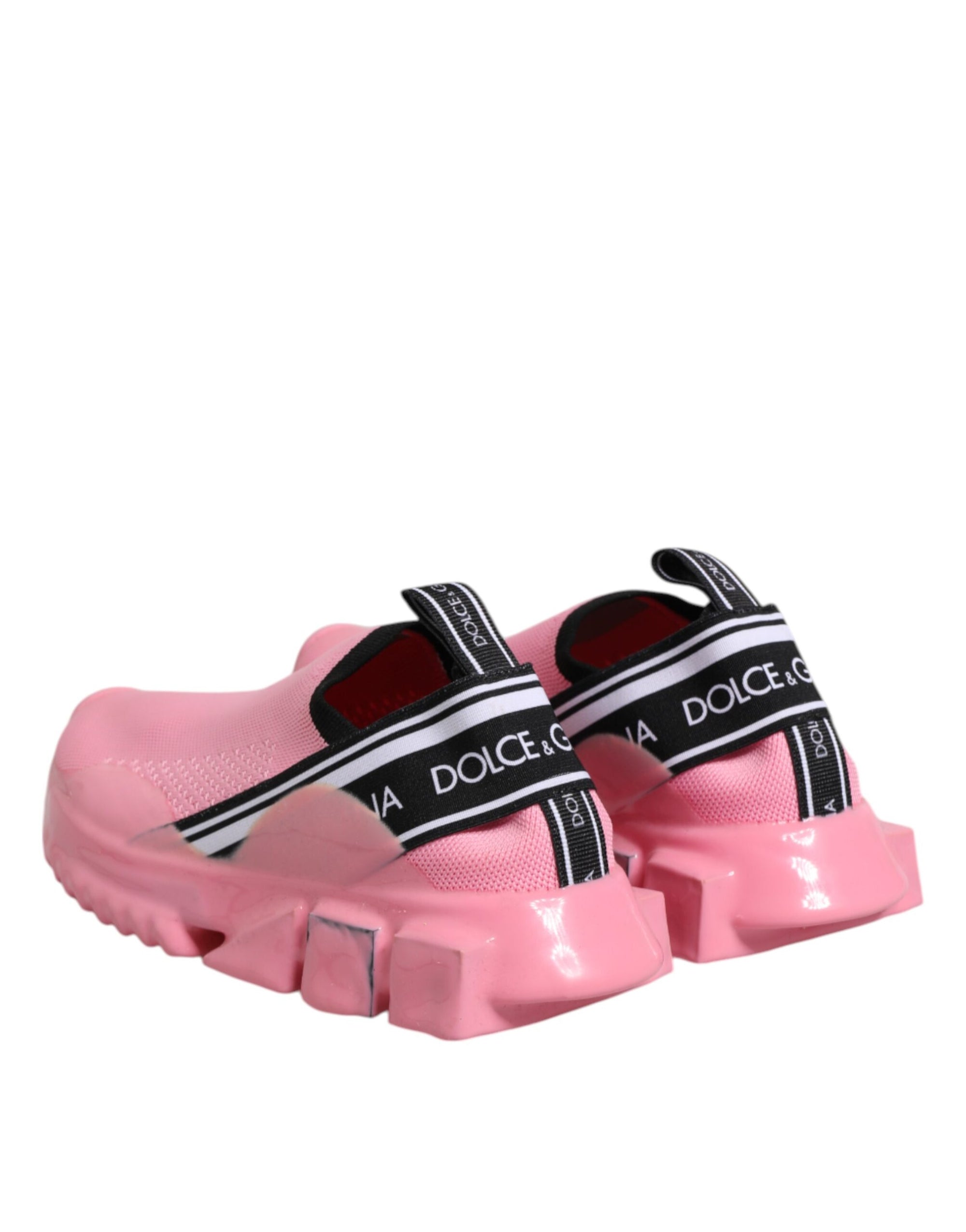 Dolce & Gabbana Pink Sorrento Low Top Women Sneakers Shoes