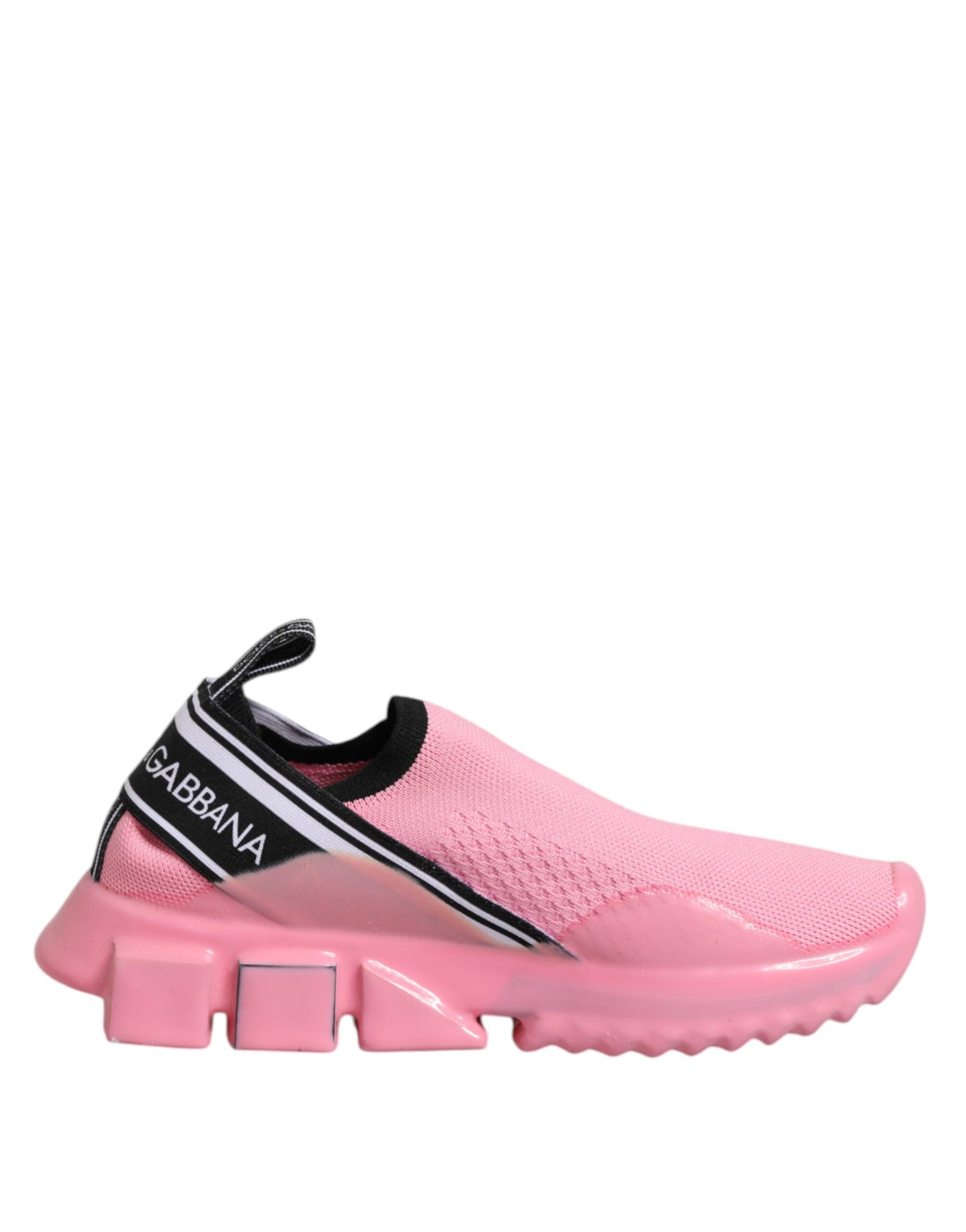 Dolce & Gabbana Pink Sorrento Low Top Women Sneakers Shoes