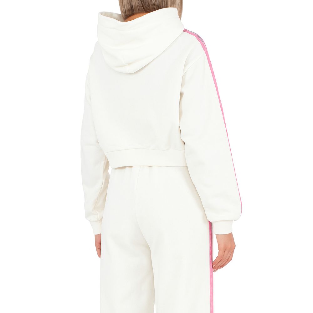 Comme Des Fuckdown White Cotton Sweater