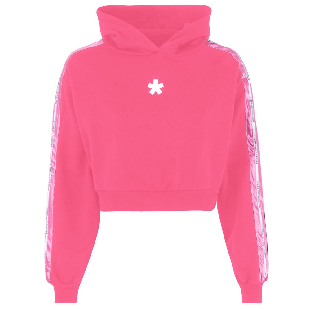 Comme Des Fuckdown Fuchsia Cotton Sweater