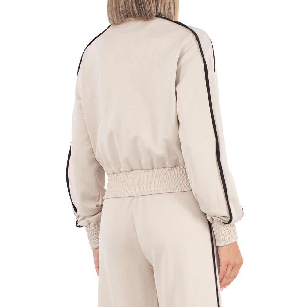 Comme Des Fuckdown Beige Cotton Sweater