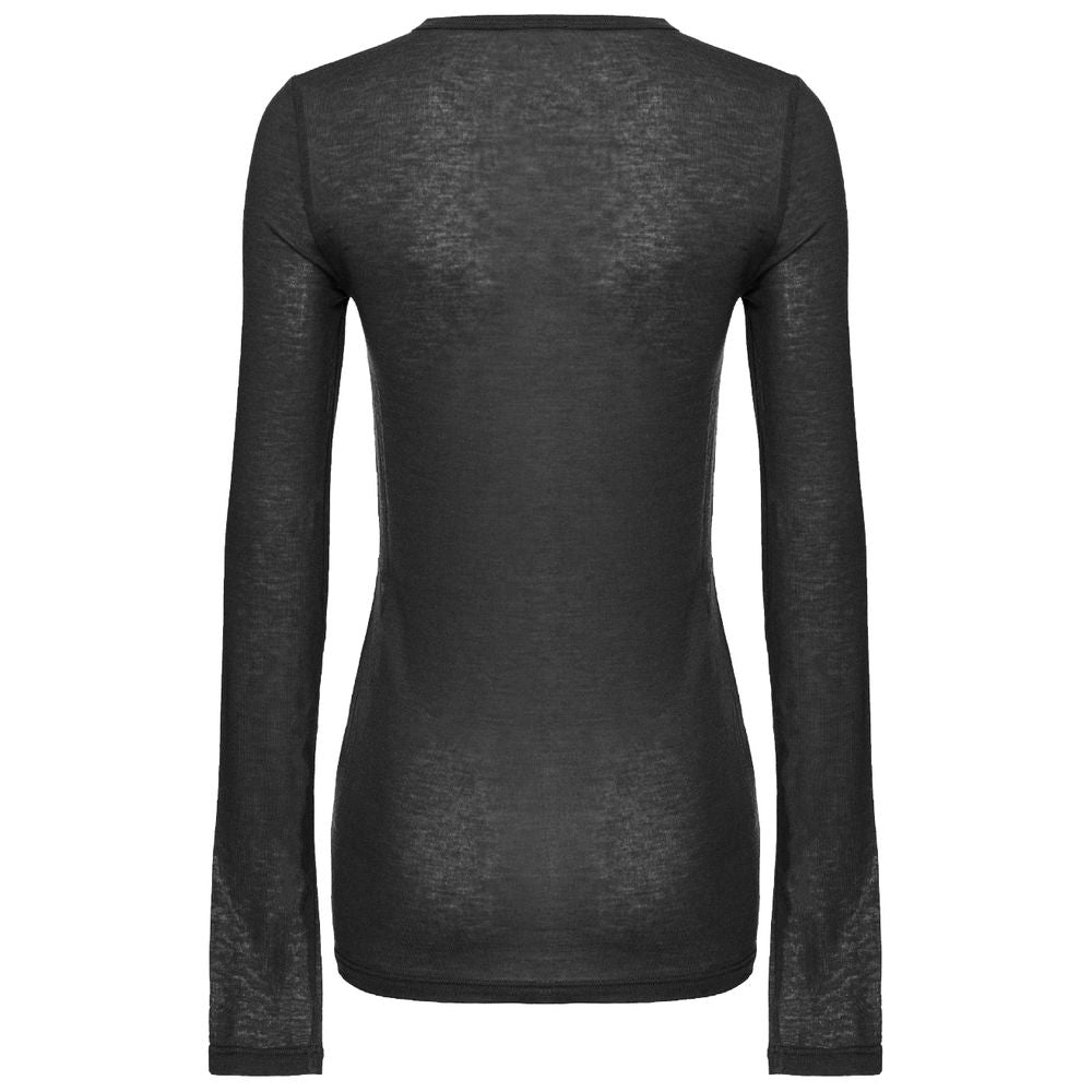 PINKO Black Viscose Sweater