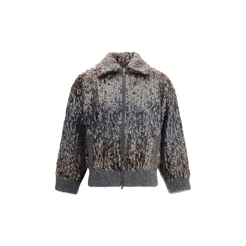 Brunello Cucinelli Sequined Cardigan