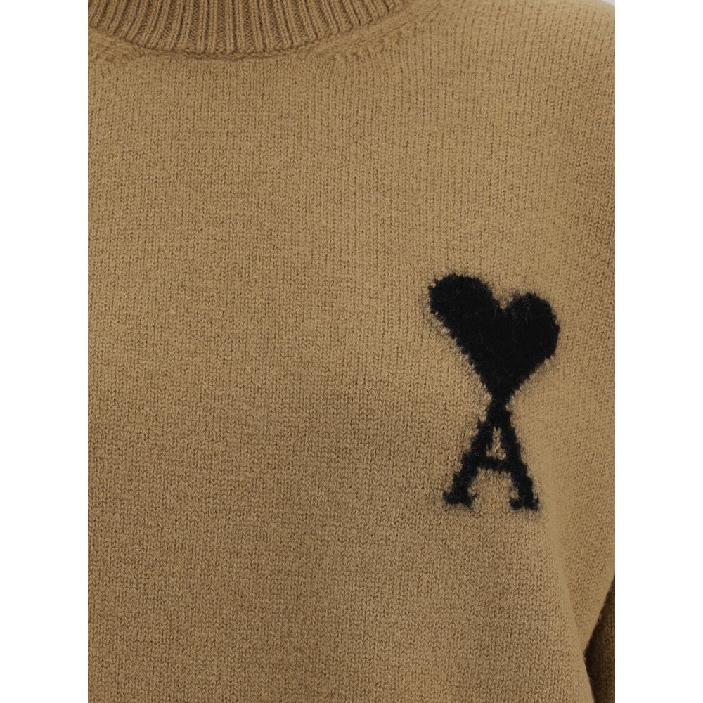 Ami Paris Ami De Coeur Turtleneck Sweater