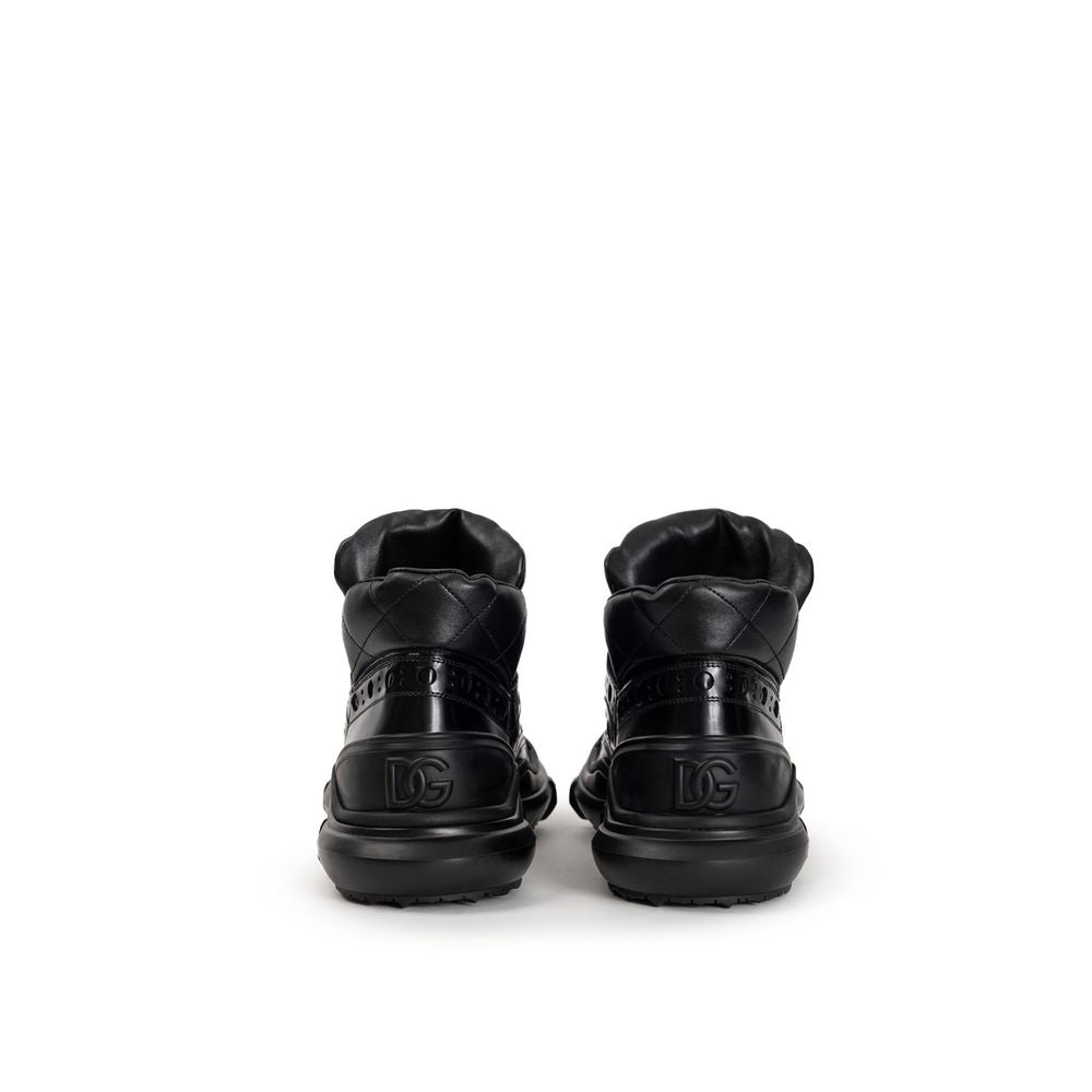 Dolce & Gabbana Black Leather Oxfords And Derby