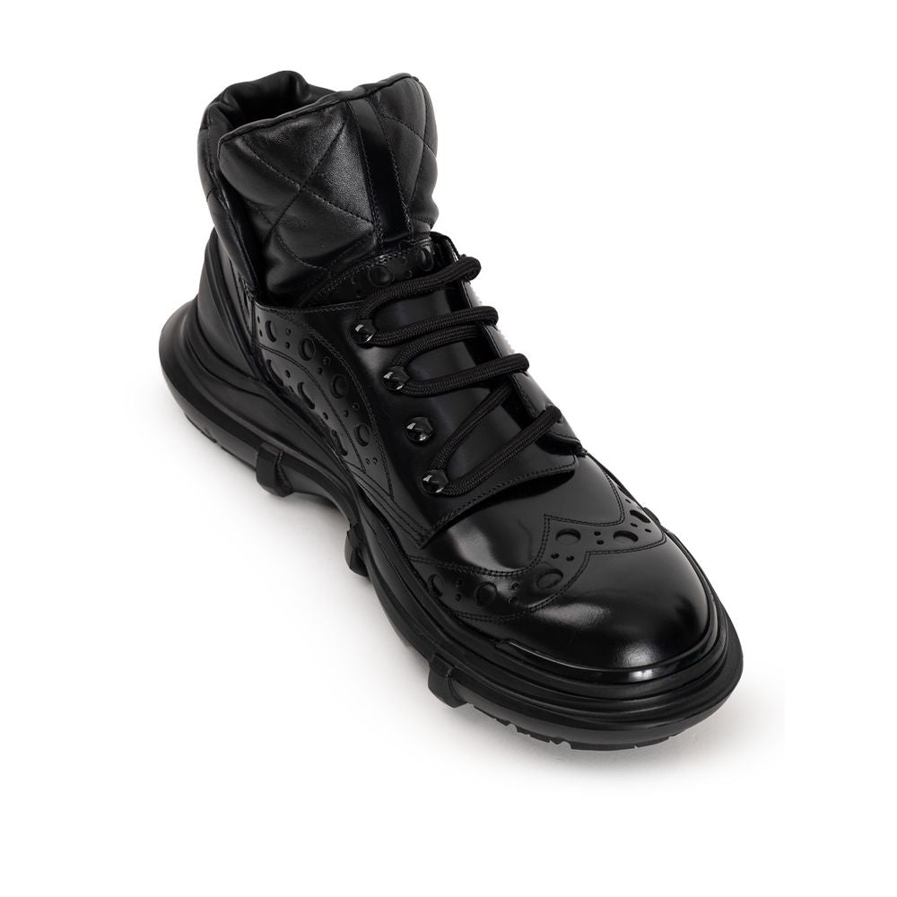 Dolce & Gabbana Black Leather Oxfords And Derby