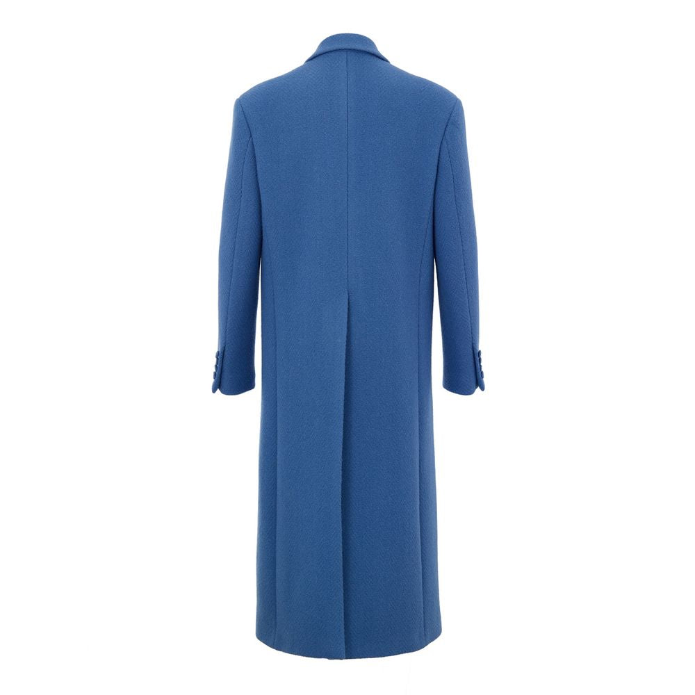 Gucci Blue Wool Coat