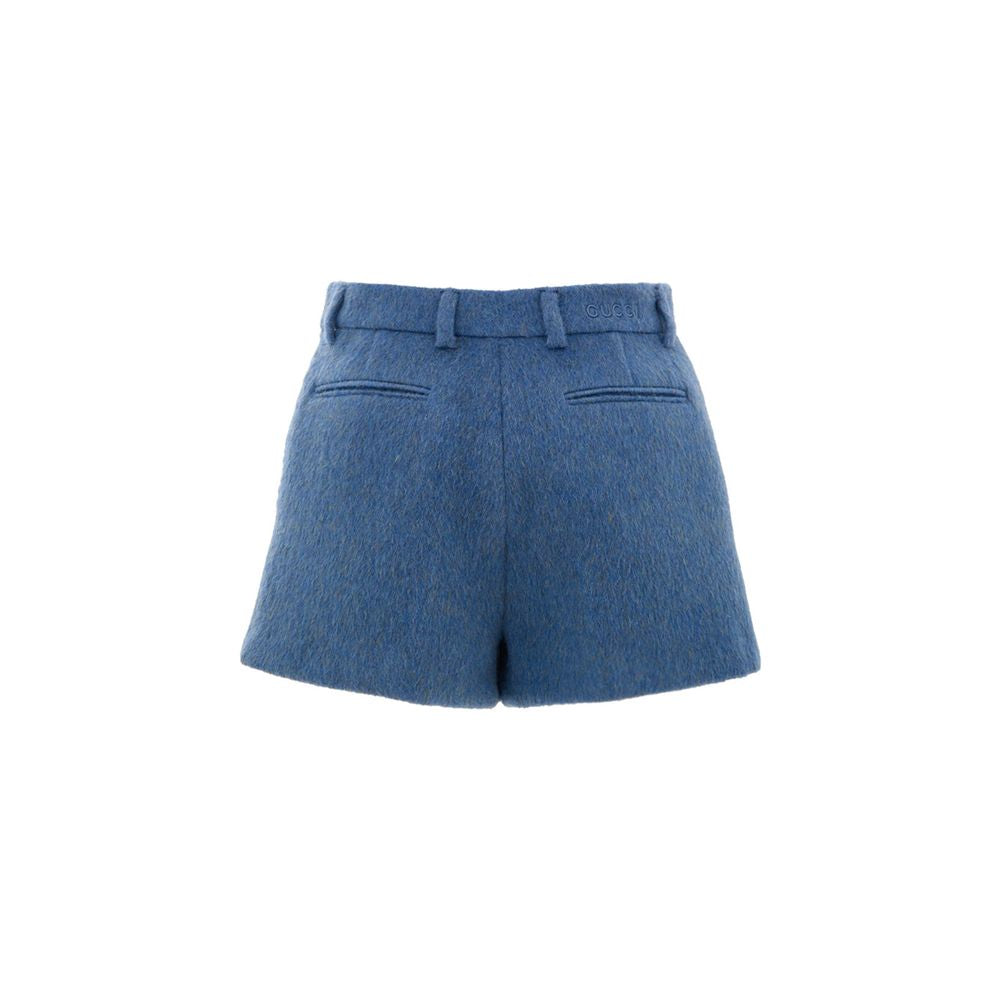 Gucci Blue Wool Short