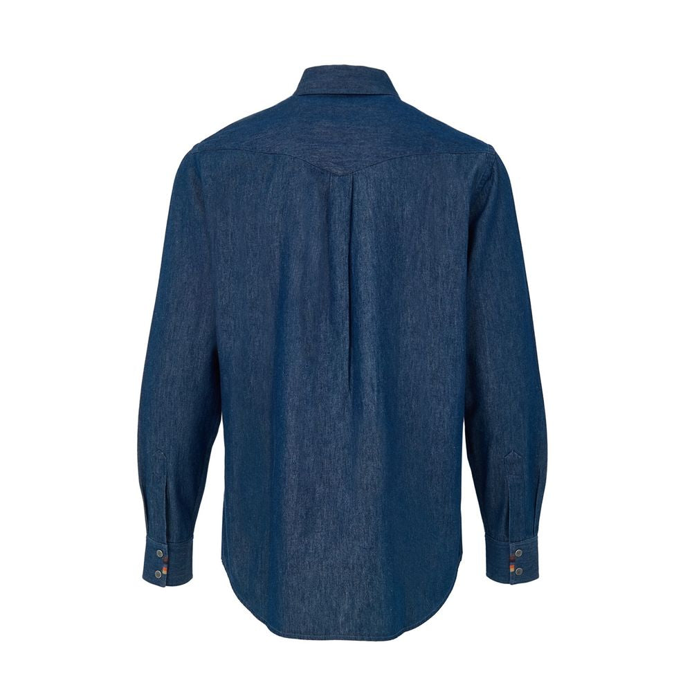 Paul Smith Blue Cotton Denim