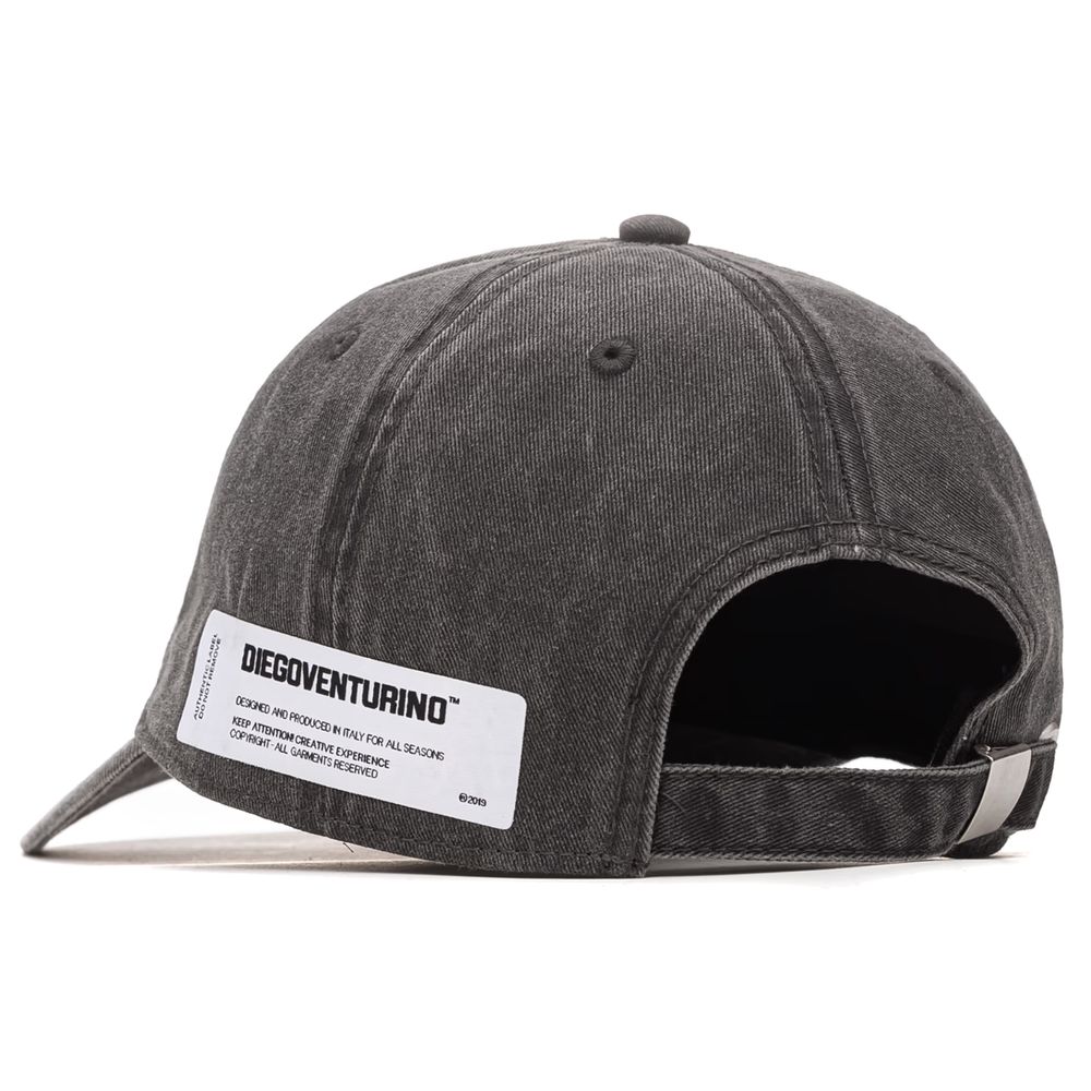 Diego Venturino Gray Cotton Hats & Cap
