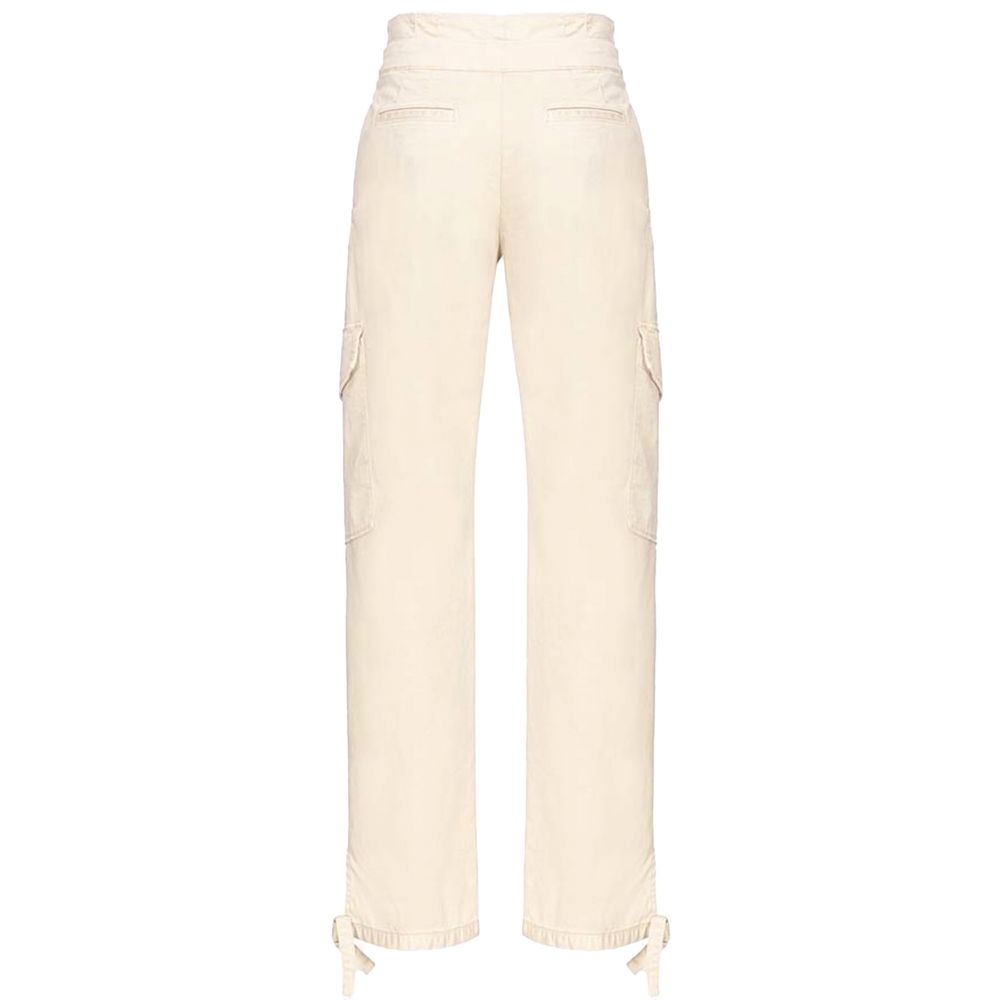 PINKO White Cotton Jeans & Pant