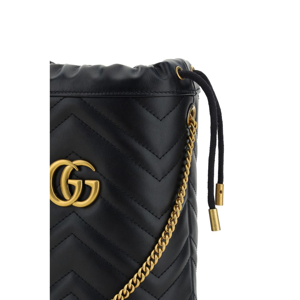 Gucci GG Marmont leather Bucket Bag