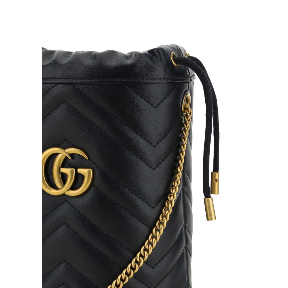 Gucci GG Marmont leather Bucket Bag
