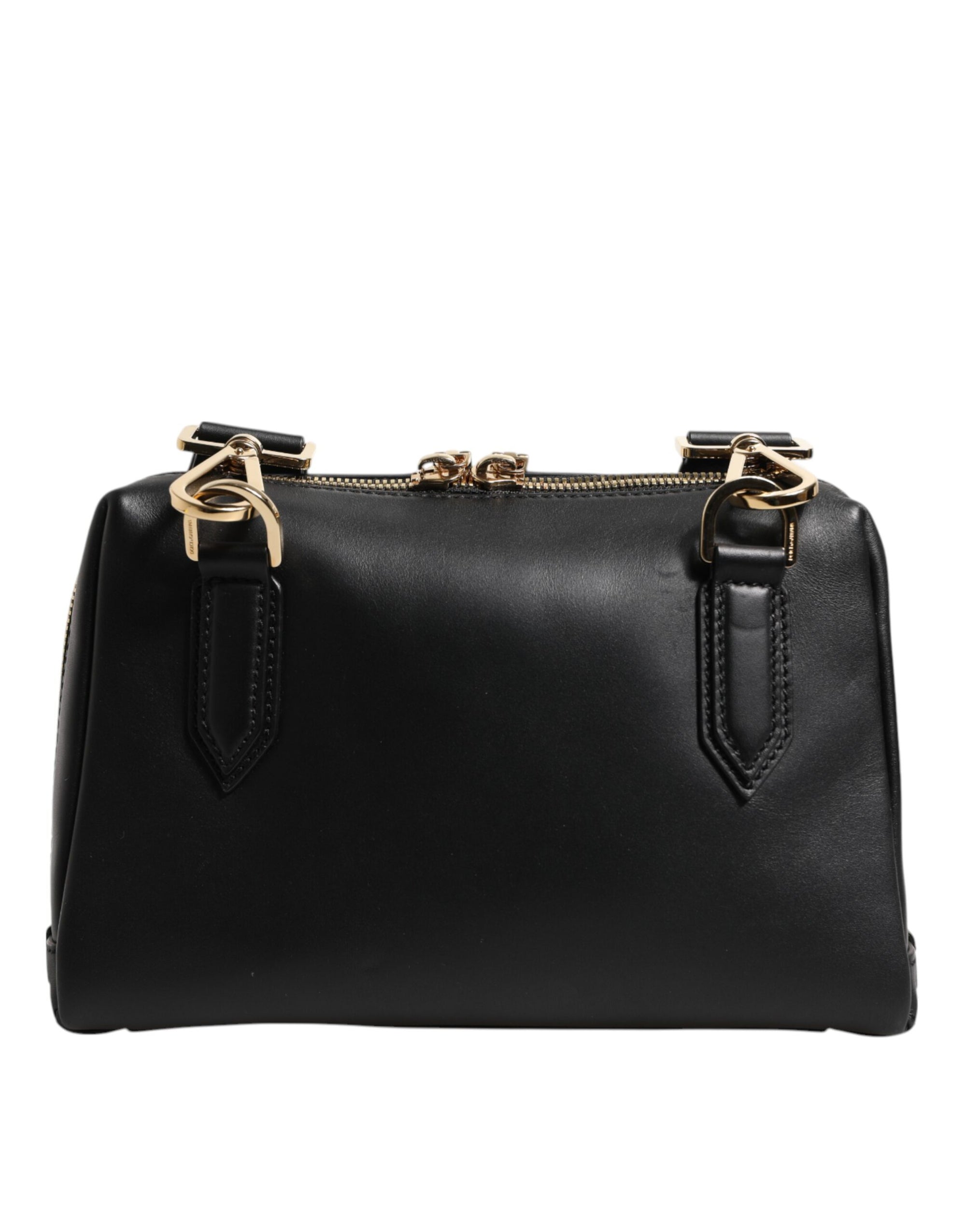 Dolce & Gabbana Black Mediterranean Leather Shoulder Crossbody Bag