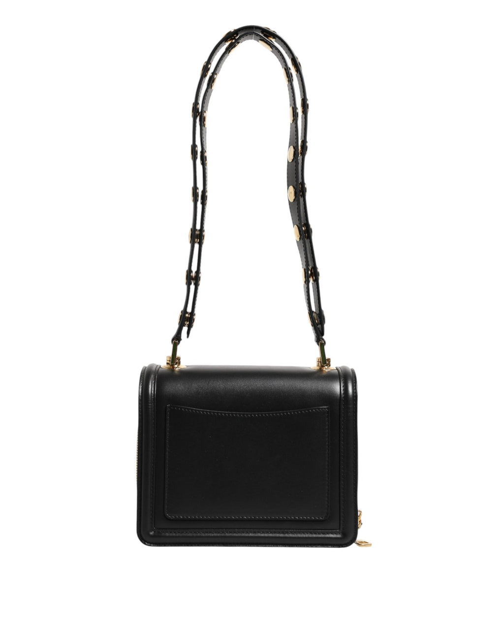 Dolce & Gabbana Black Joy Therapy Lola Studded Leather Shoulder Bag