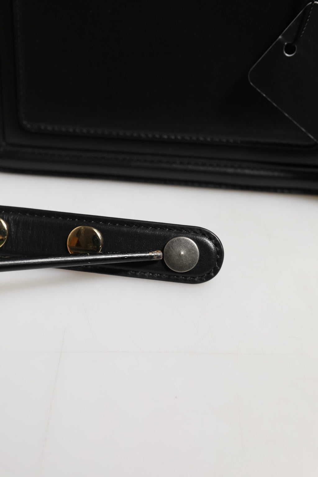 Dolce & Gabbana Black Joy Therapy Lola Studded Leather Shoulder Bag