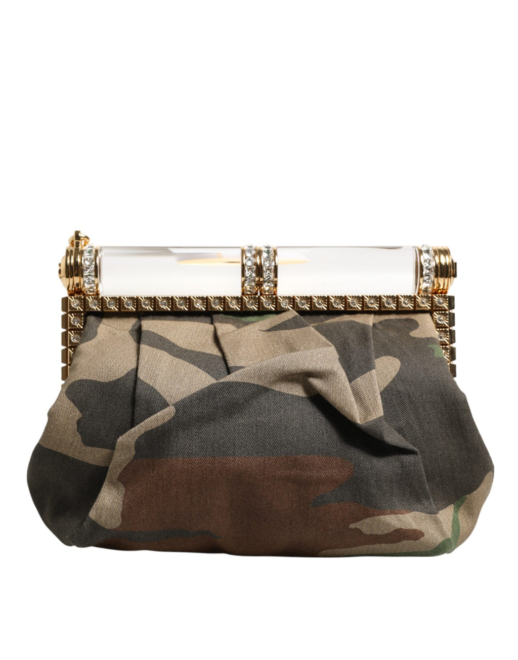 Dolce & Gabbana Multicolor Sicily Medium Camouflage Shoulder Strap Bag