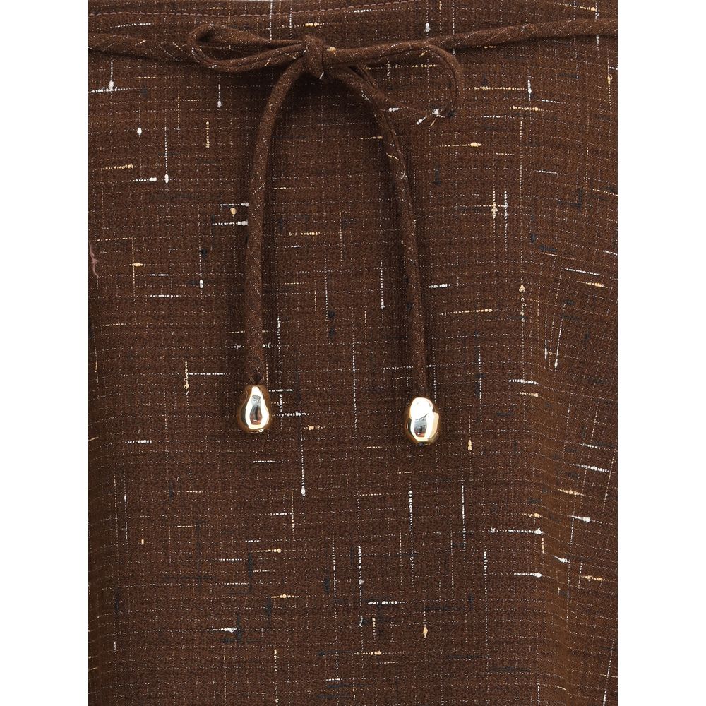 Fabiana Filippi Cotton and wool midi Skirt