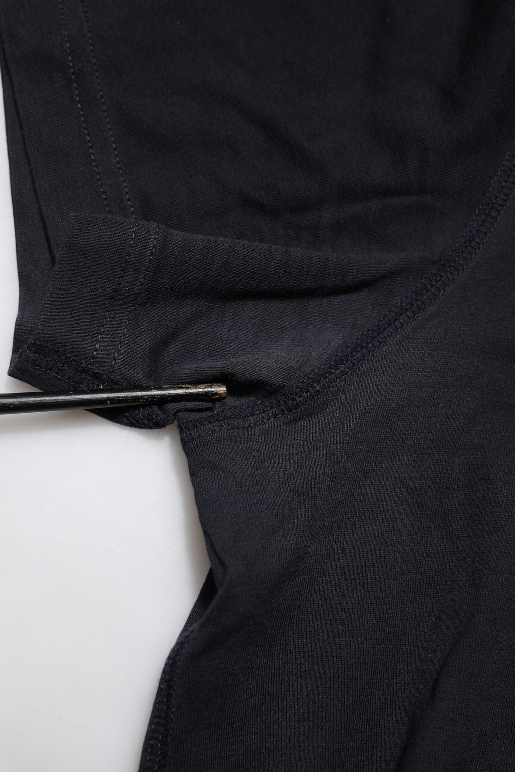 Dolce & Gabbana Dark Blue Logo Plaque Cotton Crewneck T-shirt