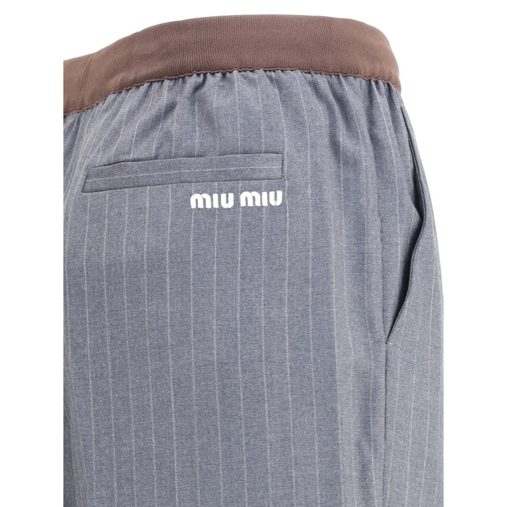 Miu Miu Striped Pants