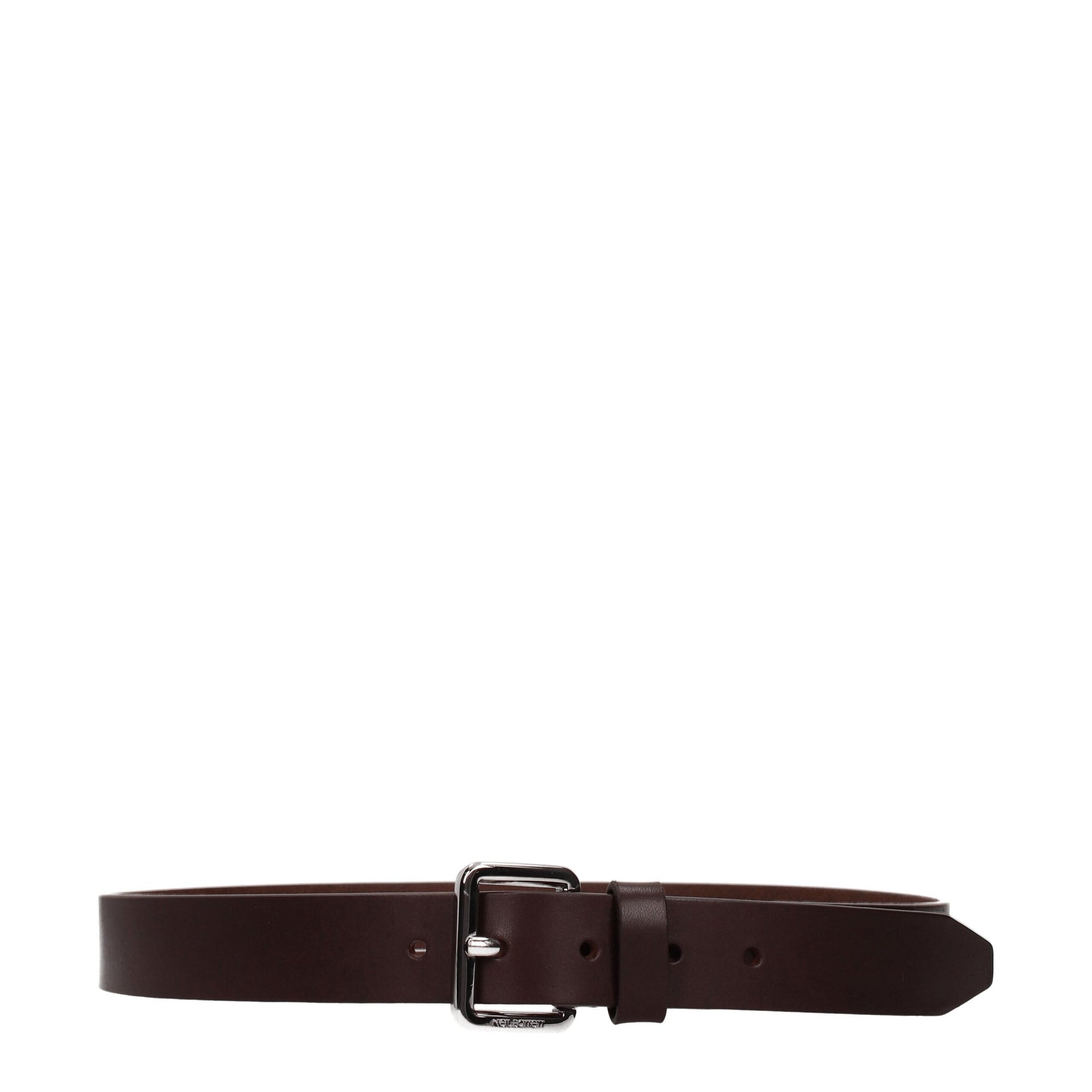 Neil Barrett Brown Leather Regular Belts