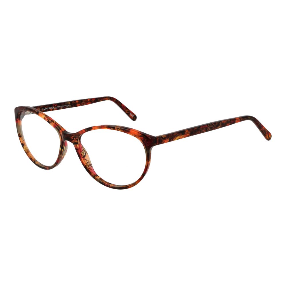 Andy Wolf Brown Unisex Optical Frames