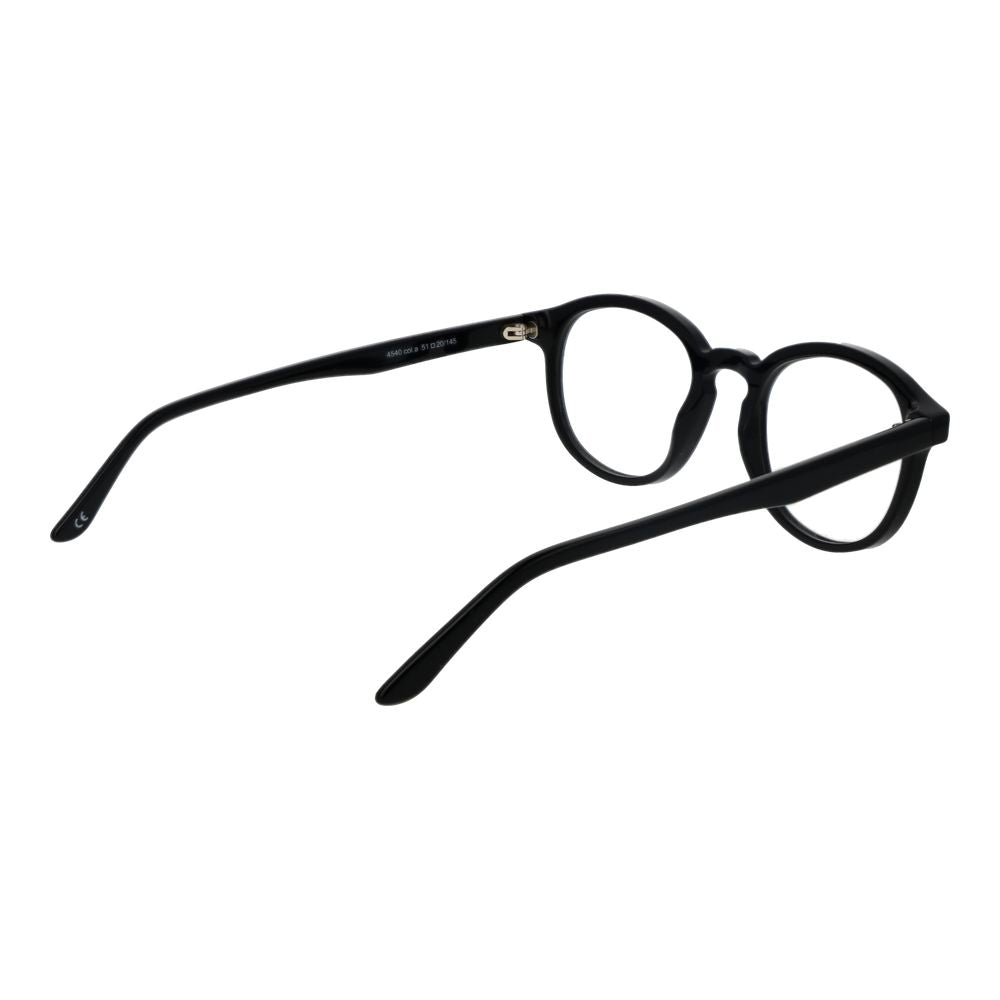 Andy Wolf Black Unisex Optical Frames