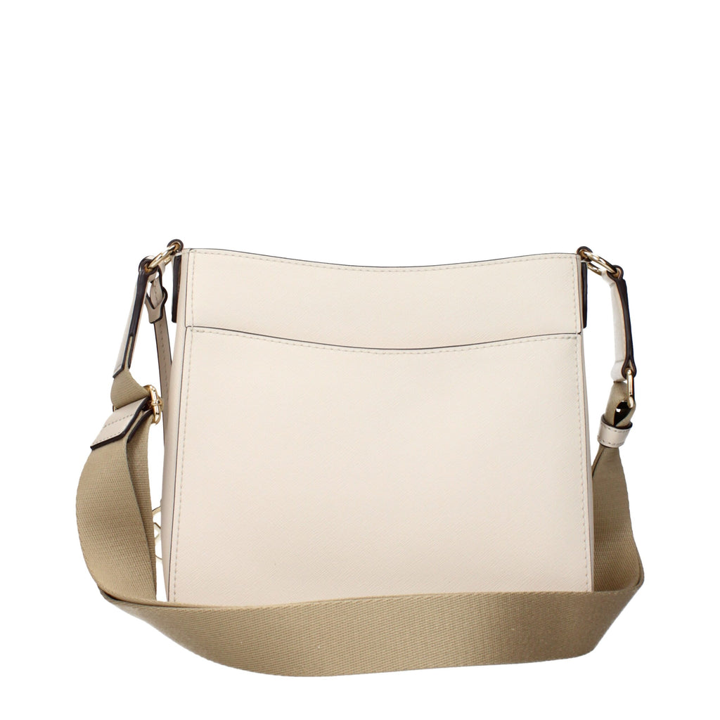 Michael Kors Beige Leather Shoulder Bags