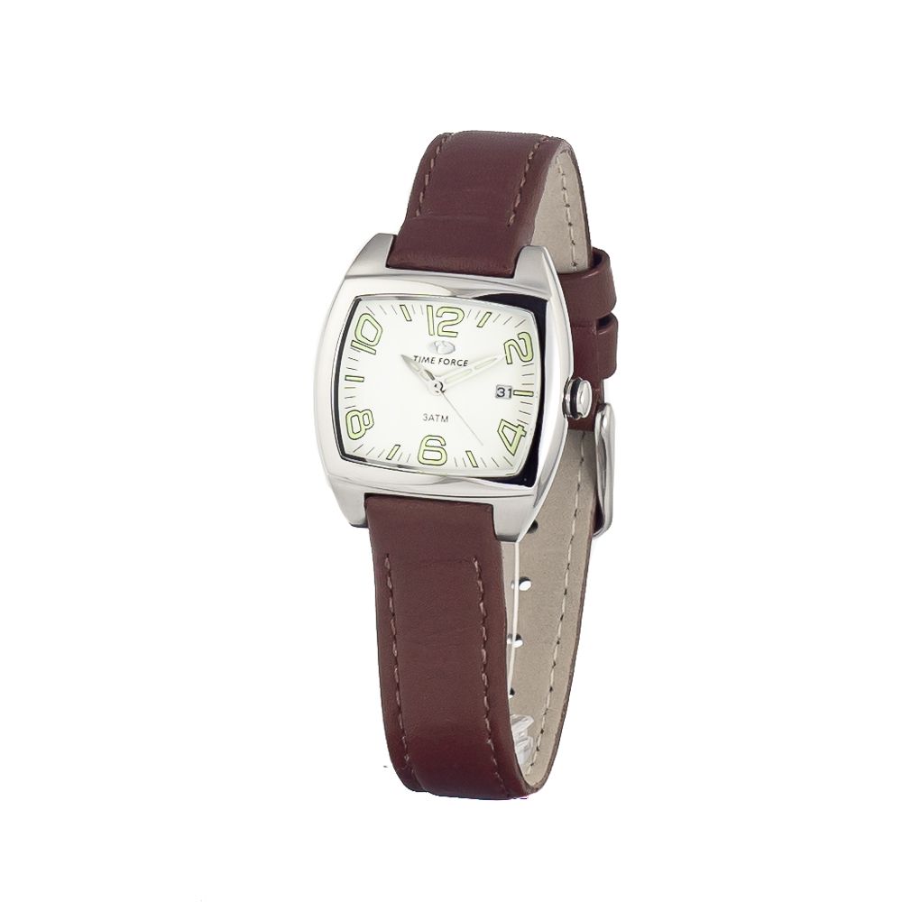 Time Force Brown Leather Watch