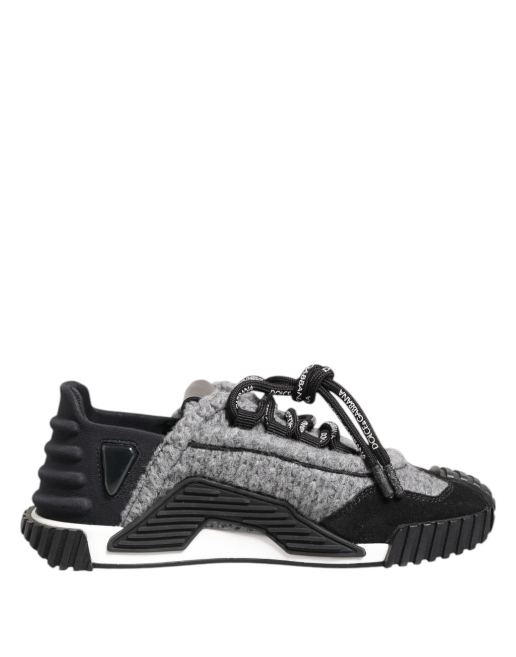 Dolce & Gabbana Black Gray NS1 Low Top Sneakers Shoes