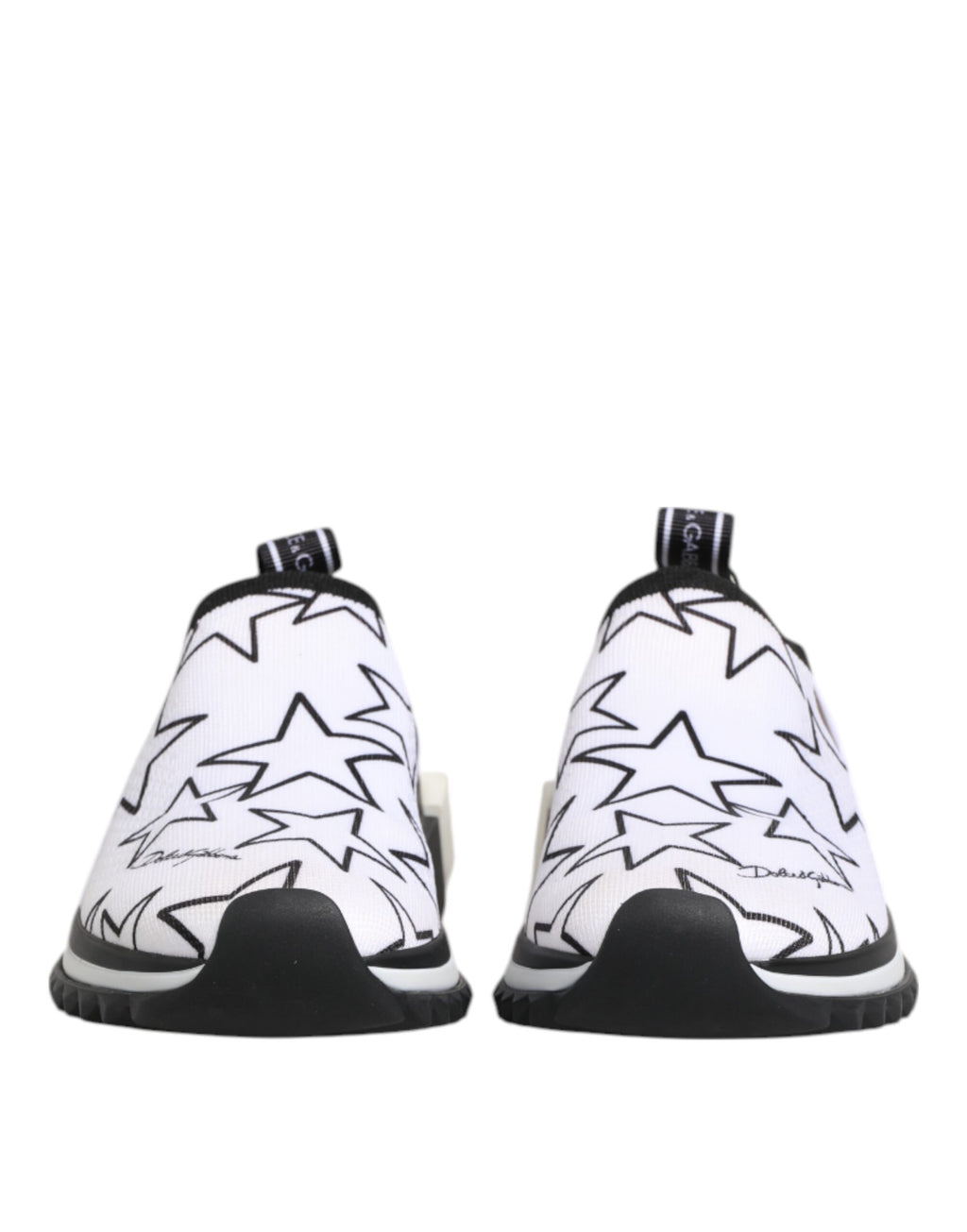 Dolce & Gabbana White Stars Sorrento Low Top Sneakers Shoes