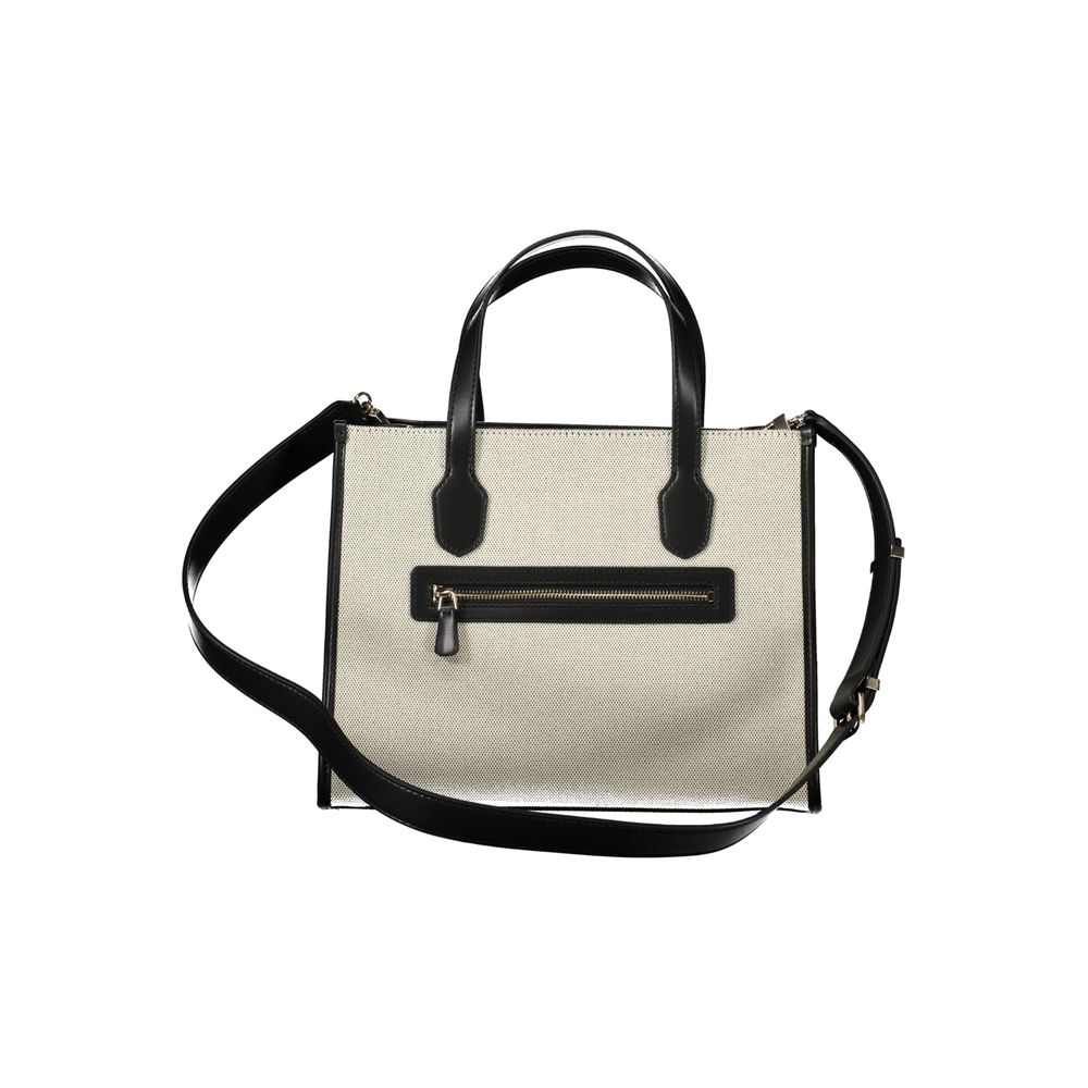 Guess Jeans Black Cotton Handbag