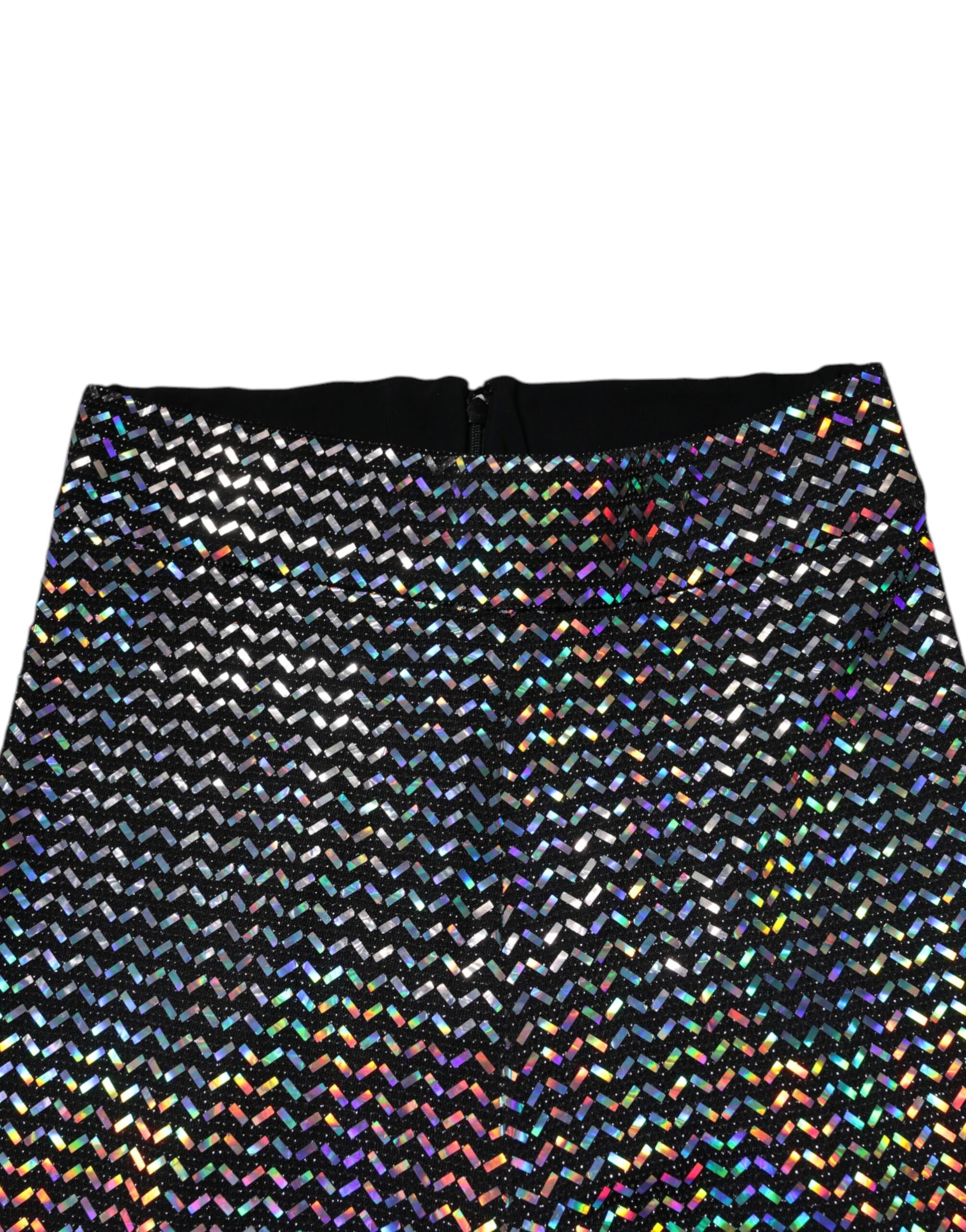 Dolce & Gabbana Multicolor Sequined Leggings Trouser Pants