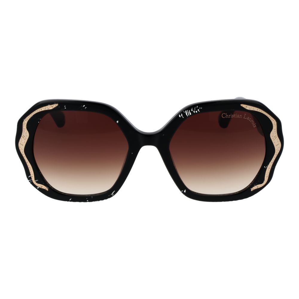 Christian Lacroix Black Women Sunglasses