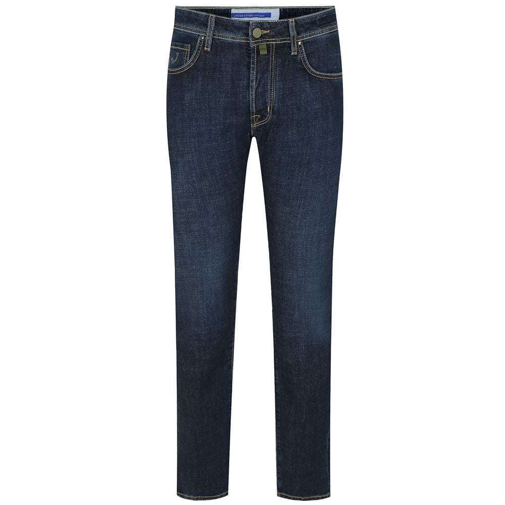 Jacob Cohen Blue Cotton Jeans & Pant
