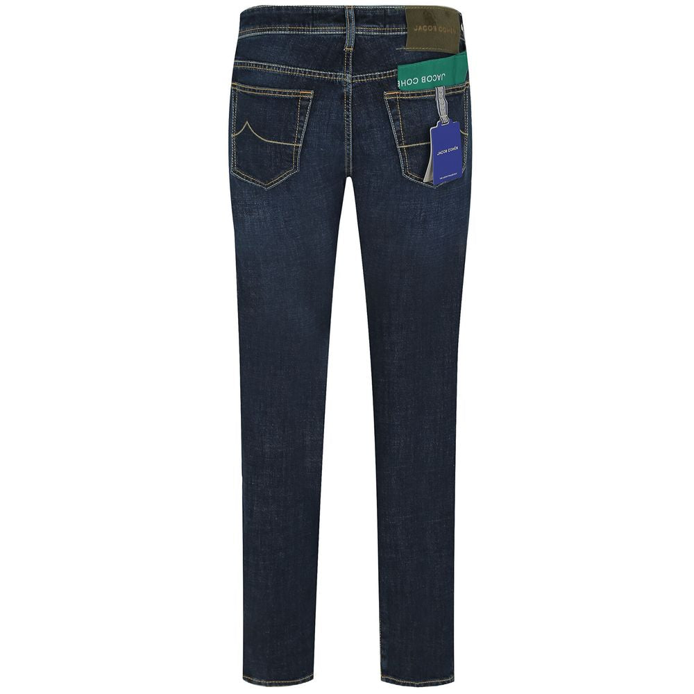 Jacob Cohen Blue Cotton Jeans & Pant