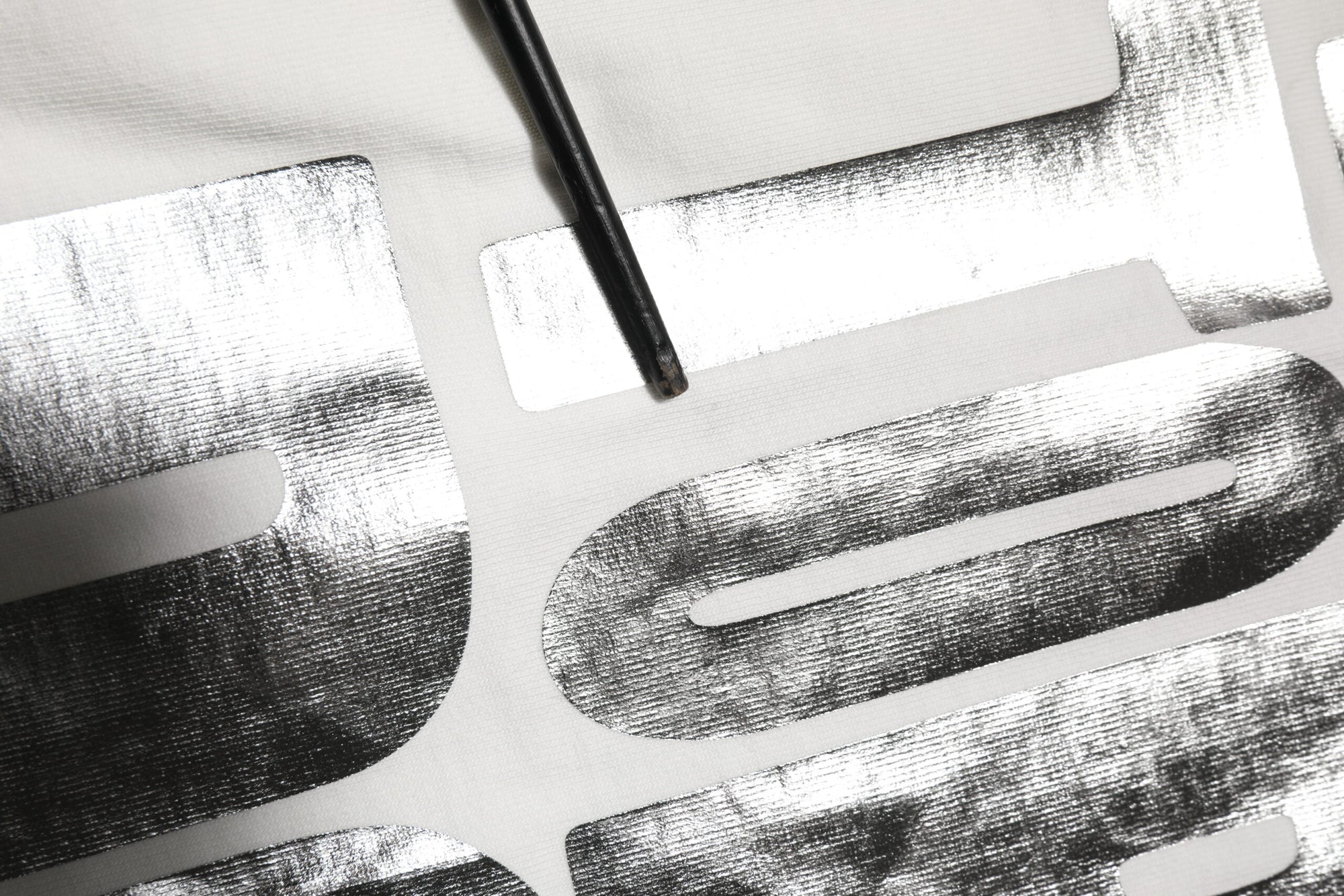 Dolce & Gabbana White Metallic Print Cotton CrewNeck T-shirt