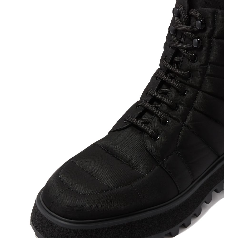 Dolce & Gabbana Black Nylon Boot