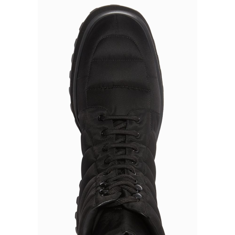 Dolce & Gabbana Black Nylon Boot