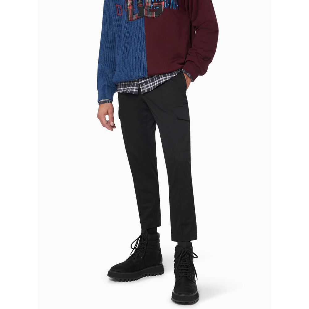 Dolce & Gabbana Black Nylon Boot