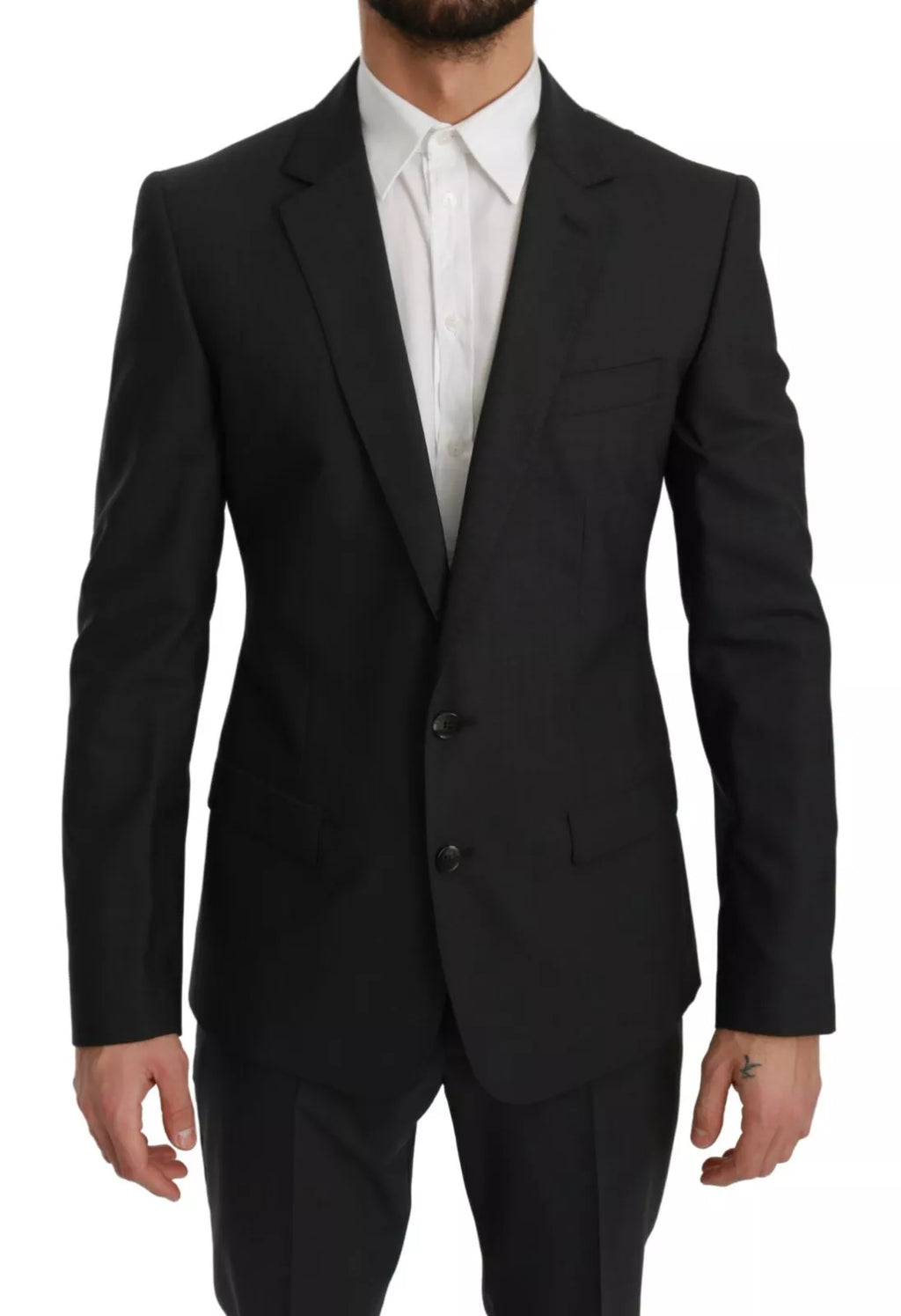 Dolce & Gabbana Slim Fit MARTINI Wool Gray Suit